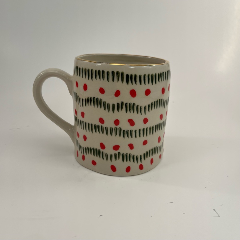 Tag Red and Green Coffee / Tea Mug Christmas